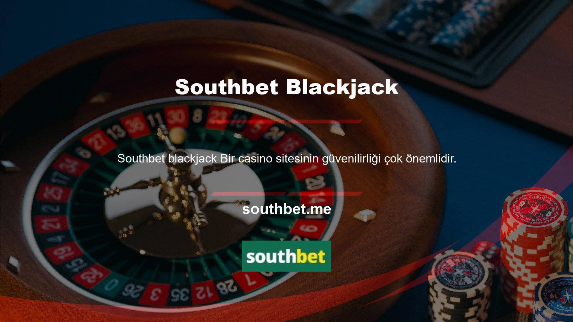 Southbet web sitesi, güvenilirliği ile tanınan bir casino şirketidir